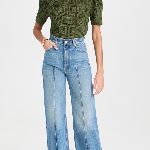 Ulla Johnson The Genevieve Jean: Hi-waist wide leg - Picture 7 of 7